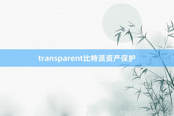 transparent比特派资产保护