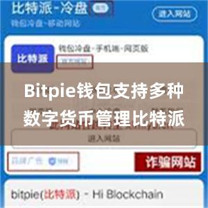 Bitpie钱包支持多种数字货币管理比特派